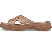 Crocs Classic Womens Cross Strap, Sandalias Mujer, Marrón Milk Chocolate, 42/43 EU
