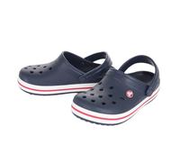 Crocs Crocband Clog K, Zuecos Unisex niños, Multicolor Navy Red, 32/33 EU