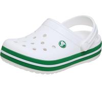 Crocs Crocband Clog T, Zuecos Unisex niños, Hiedra Blanca Y Verde, 22/23 EU