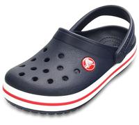 Crocs Crocband Clog T, Zuecos Unisex niños, Multicolor (Navy Red), 23/24 EU