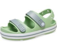Crocs Crocband Cruiser Sandal K, Sandalia Unisex niños, Fair Green/Dusty Green, 32/33 EU