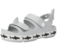 Crocs Crocband Cruiser Shark SandalK, Sandalia Unisex niños, Light Grey, 38/39 EU