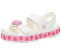 Crocs Crocband Cruiser Pet Sandal K, Sandalia Unisex niños, White/Pink Tweed, 37/38 EU