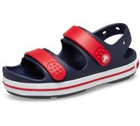 Crocs Crocband Cruiser Sandal T, Sandalias Unisex niños, Navy Varsity Red, 20/21 EU