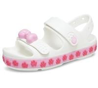 Crocs Crocband Cruiser Pet Sandal T, Sandalia Unisex niños, White/Pink Tweed, 19/20 EU