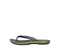 Crocs Crocband Flip Chanclas Unisex adulto, Graphite Volt Green, 37/38 EU