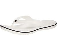 Crocs Crocband Flip, Chanclas Unisex adulto, White Black, 41/42 EU