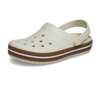 Crocs, Crocband Gum Clog K - Zuecos Unisex para niños, Color Blanco Cumbre, Talla 11 UK Niño