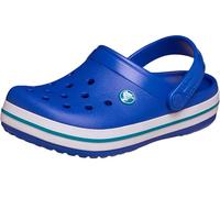 Crocs Crocband Zueco, Azul Tornillo/Turbo Teal, 2 UK, Blue Bolt Turbo Teal, 33/34 EU
