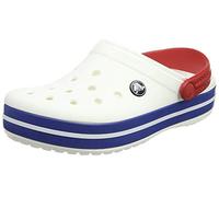 Crocs Crocband', Zuecos Unisex adulto, White Blue Jean, 38/39 EU