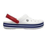 Crocs Crocband', Zuecos Unisex adulto, White Blue Jean, 41/42 EU