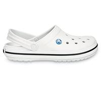 Crocs Crocband, Zuecos Unisex adulto, White Graphite, 45/46 EU