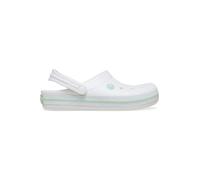 Crocs Crocband Zuecos unisex para adultos, Blanco/Verde Sereno, 42/43 EU
