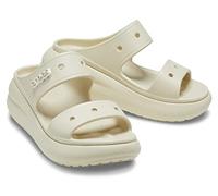 Crocs Crush - Sandalias clásicas unisex, Hueso, 8 Women/6 Men
