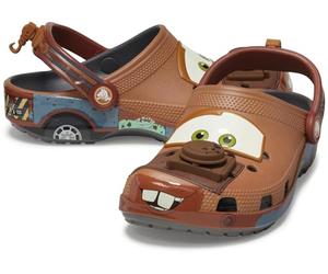 Crocs Disney Cars Mater Classic - Zuecos para niños, Pizarra gris, 9 Women/7 Men