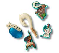 Crocs Disney Moana 5 Pack, Colgantes para Zapatos Unisex Adulto, Multicolor, Talla única