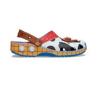 Crocs Disney Pixar Toy Story Classic Clogs, Obstrucción Unisex Adulto, Blue Jean/Woody, 43 EU