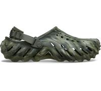Crocs Echo Marbled - Zuecos unisex para adultos, Oliva polvorienta/multicolor, 11 Women/9 Men