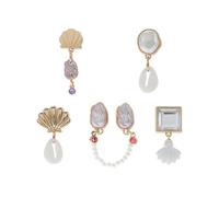 Crocs Juego de 5 Jibbitz Elevated Pearl. Color Multicolor