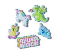 Crocs Feeling Magical-Paquete de 5, Encantos para Zapatos Unisex Adulto, Sensación mágica, Talla única