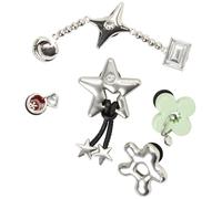 Crocs Future Meta 5 Pack, Encantos para Zapatos Unisex Adulto, Multicolor, Talla única