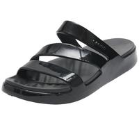 Crocs Getaway Patent Strappy, Sandalias Mujer, Negro, 37/38 EU
