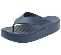 Crocs Getaway Platform Flip, Chanclas Mujer, Azul, 36 EU