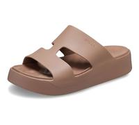 Crocs Getaway Platform H-strap, Sandalias Mujer, Latte, 37/38 EU