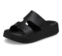 Crocs Getaway Platform H-strap, Sandalias Mujer, Negro, 36/37 EU