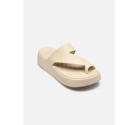 Crocs Mujer Getaway Platform Toe Loop Sandalia, Sandstone, 42/43 EU