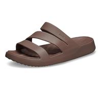 Crocs Getaway Strappy, Sandalias Mujer, Marrón Oscuro, 34/35 EU