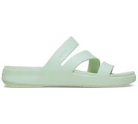 Crocs Getaway Strappy, Sandalias Planas Mujer, Tinte de Menta, 34 EU