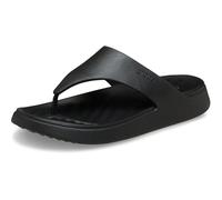 Crocs Getaway Triangle Flip, negro, talla 9 para mujer