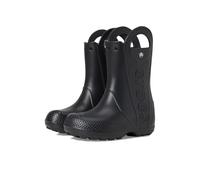 Crocs Handle It Rain Boot K, Botas de lluvia Unisex niños, Negro, 28/29 EU