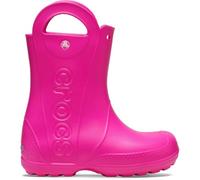 Crocs Handle It Rain Boot K, Botas de lluvia Unisex niños, Pink Crush, 33/34 EU