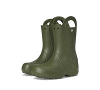 Crocs Handle It Rain Boot K, Botas de lluvia Unisex niños, Verde Militar, 33/34 EU