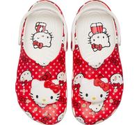 Crocs Hello Kitty Red Classic Clog T, Zuecos Unisex niños, Multicolor, 19/20 EU