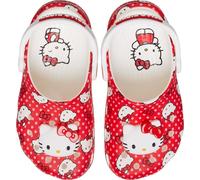 Crocs Unisex Niño Hello Kitty Red Classic Clog T Zueco, Multi, 27/28 EU