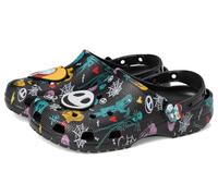 Crocs Jack Skellington - Zuecos clásicos unisex para adultos, Multi/Negro, 11 Women/9 Men
