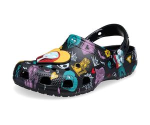 Crocs Jack Skellington - Zuecos clásicos Unisex para Adultos, Multi/Negro, 8 Women/6 Men