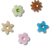Crocs Jibbitz Charms, flor iluminada, paquete de 5