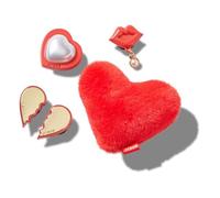 Crocs Red Valentines 5 Pack, Colgantes para Zapatos Unisex Adulto, Multicolor, Talla única