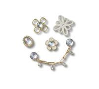 Crocs Cut out Adults 5 Pack, Colgantes para Zapatos Unisex Adulto, Multicolor, Talla única