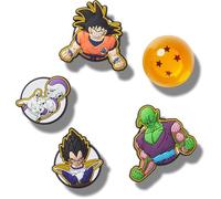 Crocs Jibbitz - Dijes para zapatos de personajes de dibujos animados, Dragon Ball Z, paquete de 5