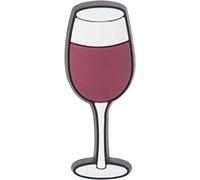 Crocs Jibbitz Food Shoe Charm | Personalize with Jibbitz for Crocs Wine Glass One-Size