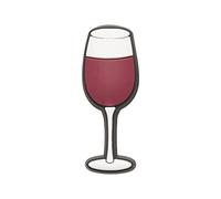 Crocs Jibbitz Food Shoe Charm | Personalize with Jibbitz for Crocs Wine Glass One-Size