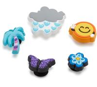 Crocs 5-Pack Nature Shoe Charms | Jibbitz for, Colgantes para Zapatos Unisex Adulto, Chill Summer, 5 Pack