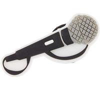 Crocs Jibbitz Symbols Shoe Charm, Decoración de Zapatos Unisex Adulto, Microphone, Talla única