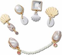 Crocs Juego de 5 Jibbitz Elevated Pearl. Color Multicolor