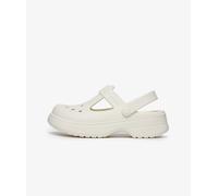 Crocs Kid's Classic Mary Jane Clog Blanco roto